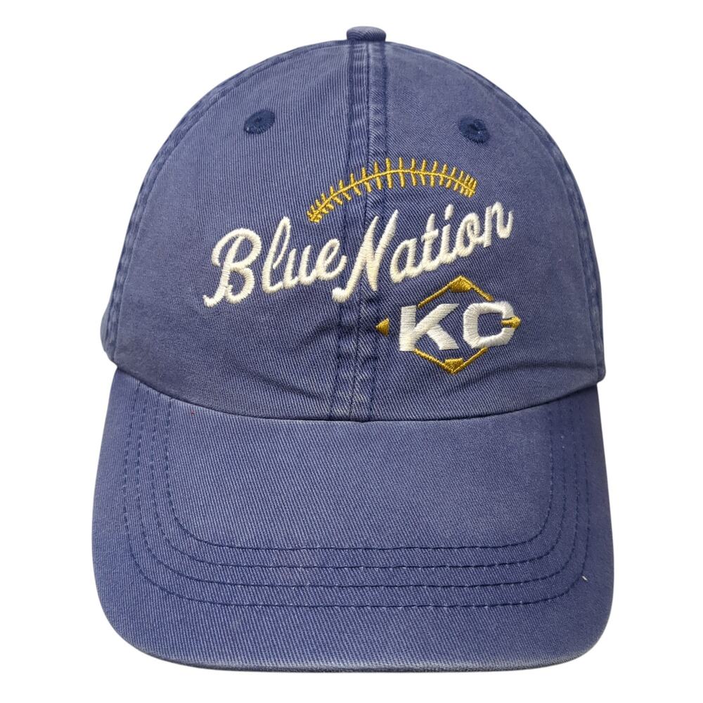 Blue Nation Slideback Hat Blue One Size Adjustable Embroidered Alternative